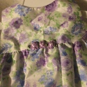 Marmellata Baby Girls Short Sleeve Floral Dress